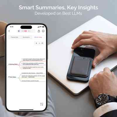 Цифровий диктофон PLAUD AI Note Silver (NB-100-SI) Вінниця