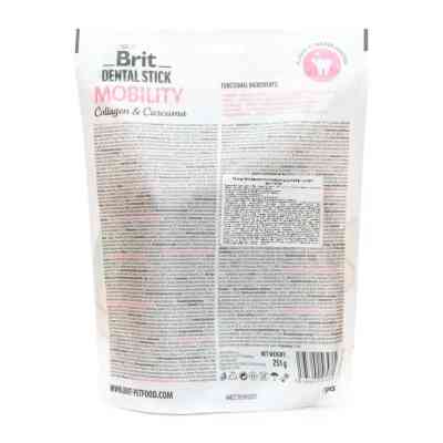 Ласощі для собак Brit Dental Stick Mobility колаген та куркума 251 г (8595602564361) Вінниця