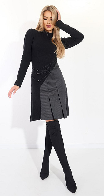 Плаття жіноче з ангорі з оздобленням (42) Київ - фото 2