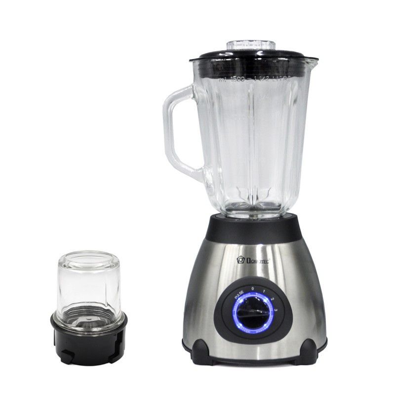 Блендер стаціонарний з чашею DOMOTEC MS-6610 1000Вт LED (сірий), кувшин 1.5л, для подрібнення продуктів Одеса - фото 4
