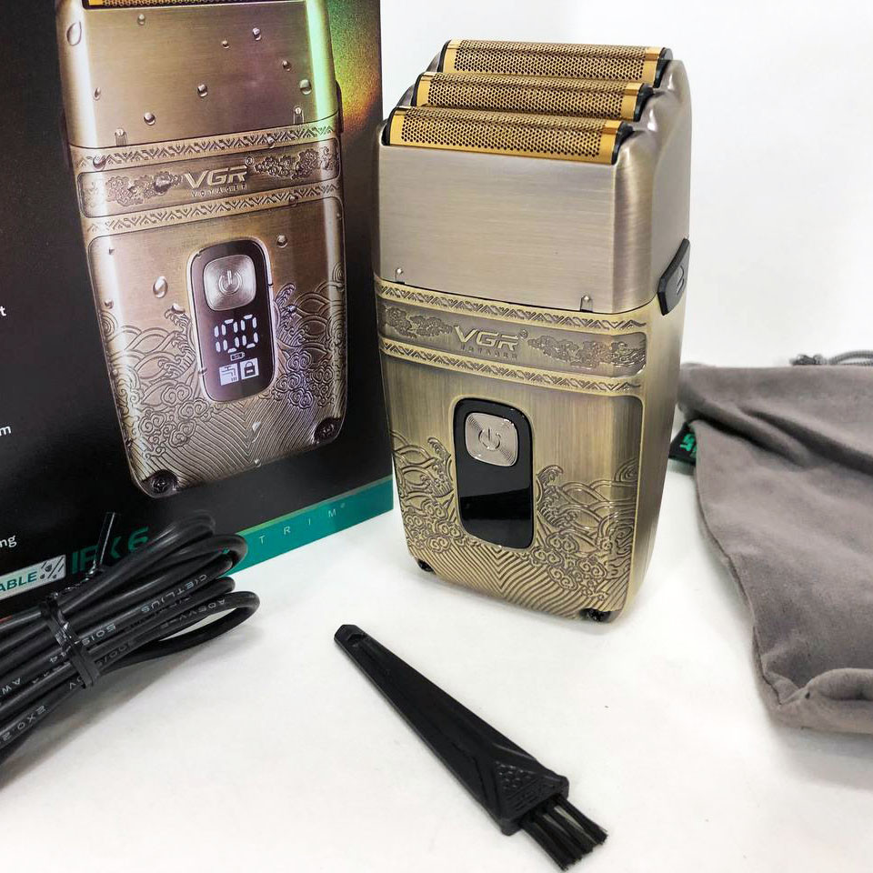 Електрична бритва джемей акумуляторна VGR, Професійна чоловіча електробритва, Бритви акумуляторні LZ-78 Львів - фото 9
