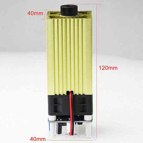 Лазерний модуль LT-40W-A-Gold 40 Вт для різання та гравіювання Київ