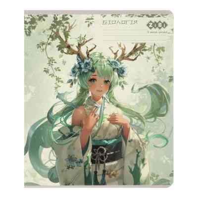 Зошит ZiBi предметний ANIME 48 аркушів клітинка, біологія (ZB.1704-04) Вінниця