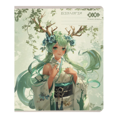 Зошит ZiBi предметний ANIME 48 аркушів клітинка, біологія (ZB.1704-04) Вінниця - фото 1