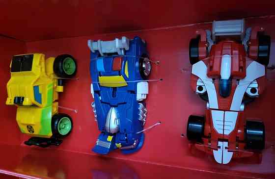Набір Трансформерів 5 штук Оптимус, Бамблбі, Чейз, Хітвейв Rescue Bots Київ