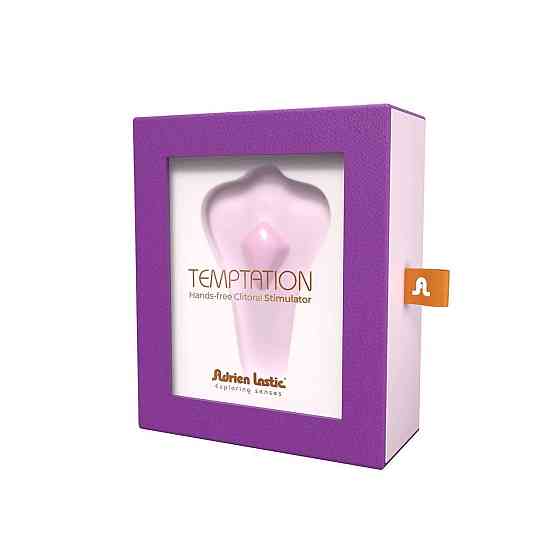 Клиторальный стимулирующий смарт-вибратор Adrien Lastic Temptation розовый Sex Aura Киев