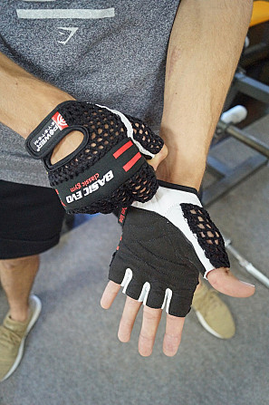 Рукавички для фітнесу Power System PS-2100 Basic EVO Black/Red Line XXL Кам'янське - фото 9