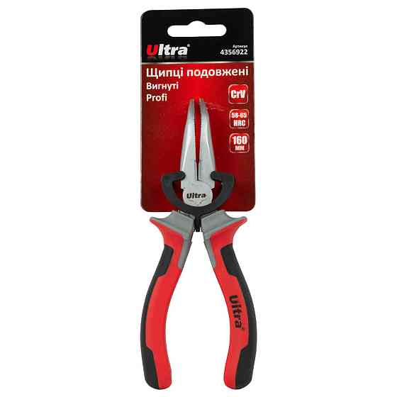 Длинногубцы изогнутые 160мм CrV Profi ULTRA (4356922) Киев