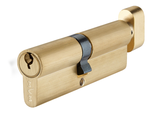 ЦИЛІНДР КЛЮЧ/ТУМБЛЕР P6E35/35T SB МАТОВА ЛАТУНЬ Київ