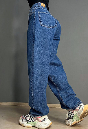 Джинсы женские It’s Basic 3144-1 бананы skater baggy синие, синий, 34, 34, 70 см, 100 см Одесса - изображение 2