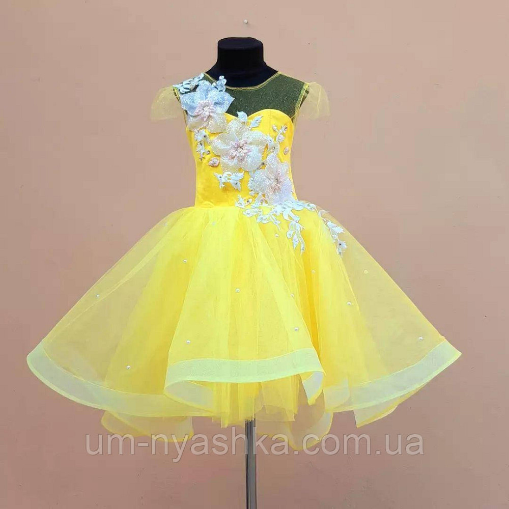 Детское нарядное платье удлиненное сзади Белое 116-134 Кривой Рог - изображение 9