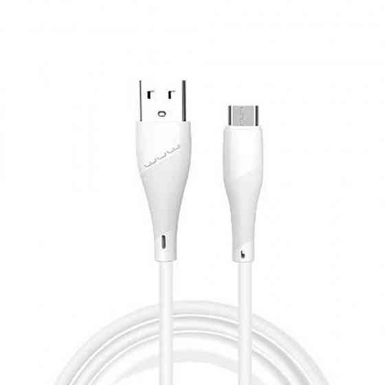 Кабель WUW-X196 USB Micro 2,4A 1m white 6972573335572 Одеса