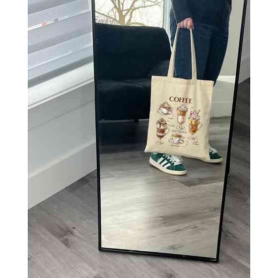 Екошопер BookOpt BK4067 "But first Coffee" бежевий Київ