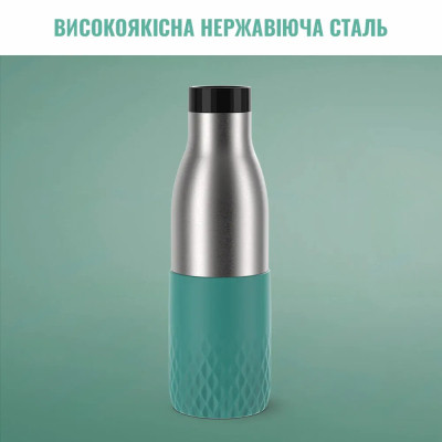 Термос Tefal Bludrop soft touch, 700мл, нержавіюча сталь, зелений (N3111210) Вінниця - фото 5