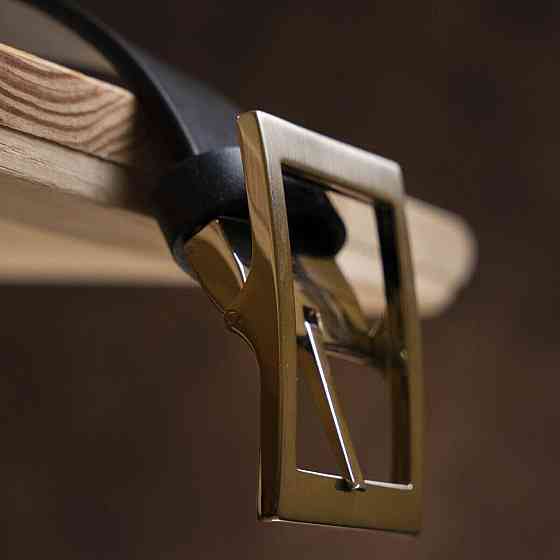 Ремінь чоловічий шкіряний Синій (GRANDE PELLE) Київ