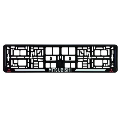 Рамка номерного знака Poputchik Mitsubishi (24-112-IS) Вінниця - фото 1
