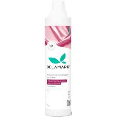 Кондиціонер для білизни DeLaMark З ароматом чорної вишні, замші та тютюну 750 мл (4820152333803) Вінниця