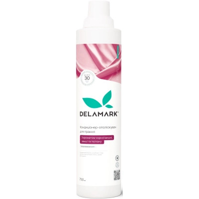Кондиціонер для білизни DeLaMark З ароматом чорної вишні, замші та тютюну 750 мл (4820152333803) Вінниця - фото 1