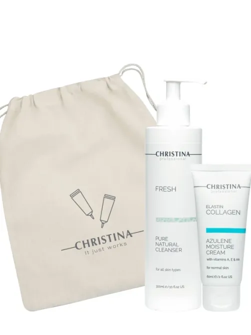 Подарочный набор Очищение и увлажнение для всех типов кожи (2 единицы) Christina Днепр - изображение 1
