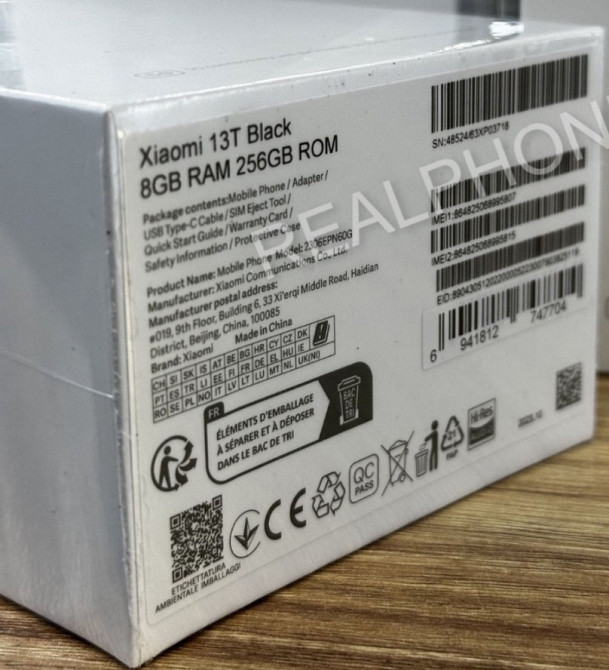 Телефон: Xiaomi 13T 8/256Gb Black Global EU. Киев - изображение 2