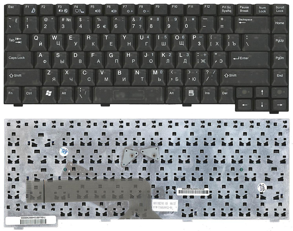 Клавиатура для ноутбука Fujitsu Amilo (M1437, M1439) Black, RU Вінниця - фото 1