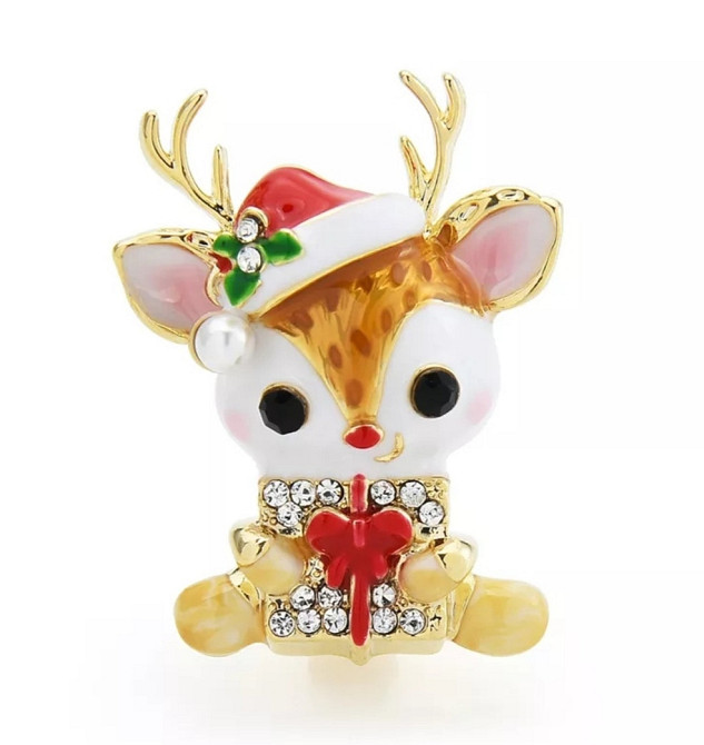 Брошка "Оленятко" Сміла - фото 3