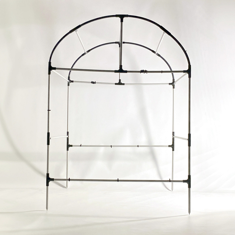 Садова опора для міні-парника Chalet. Легкий каркас для міні-теплиці на дачі. Об'ємна система для пі Бориспіль - фото 5