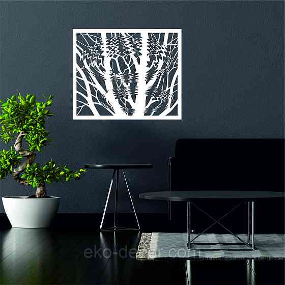 Настенный декор Панно   «Дерево» 90*75 см, Белый Киев