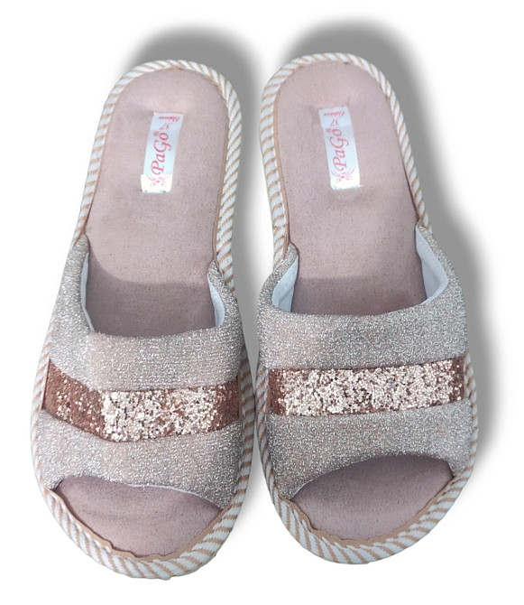 Капці жіночі відкриті PaGo "Змінювання" Бежевій 41 Одеса - фото 1