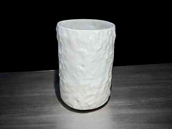 Ваза h-18см глянец бежевый крафт керамика ТМ ЭТНО КЕРАМИКА Киев