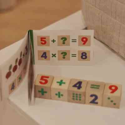 Кубики Ігротеко деревянные Математика (900736) Винница