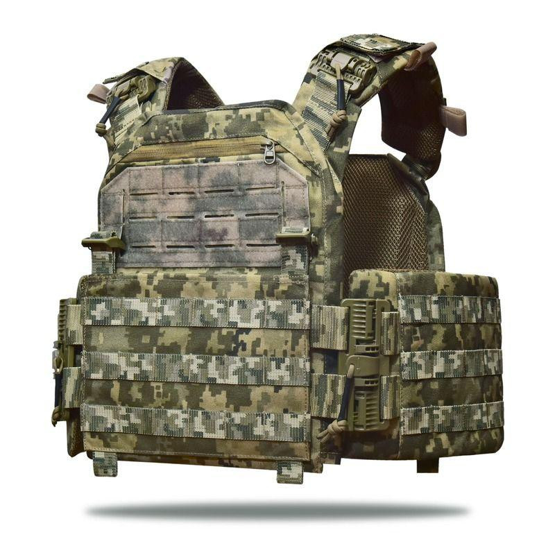 Плитоноска тактична без плит MPS М8 Pro Cordura 1000 Піксель mm14 Вінниця - фото 1