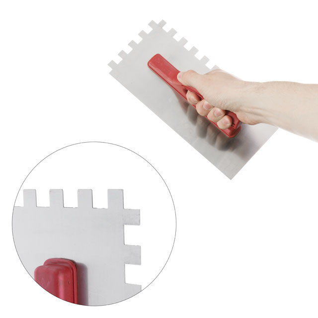 Тертка сталева, оцинкована, 280×130 мм, зуб: 12×12 мм INTERTOOL KT-0008 Київ - фото 3