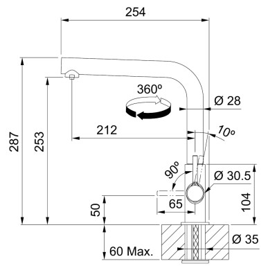 Змішувач Franke Lina L Clear Water (120.0730.779) Вінниця - фото 9