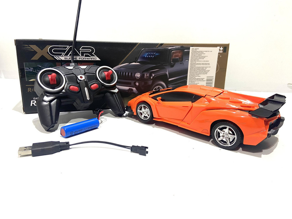 Трансформер робот на радіокеруванні перетворюється на машинку 19 см вид 1 Жовтий (888-AD) Чернігів - фото 6