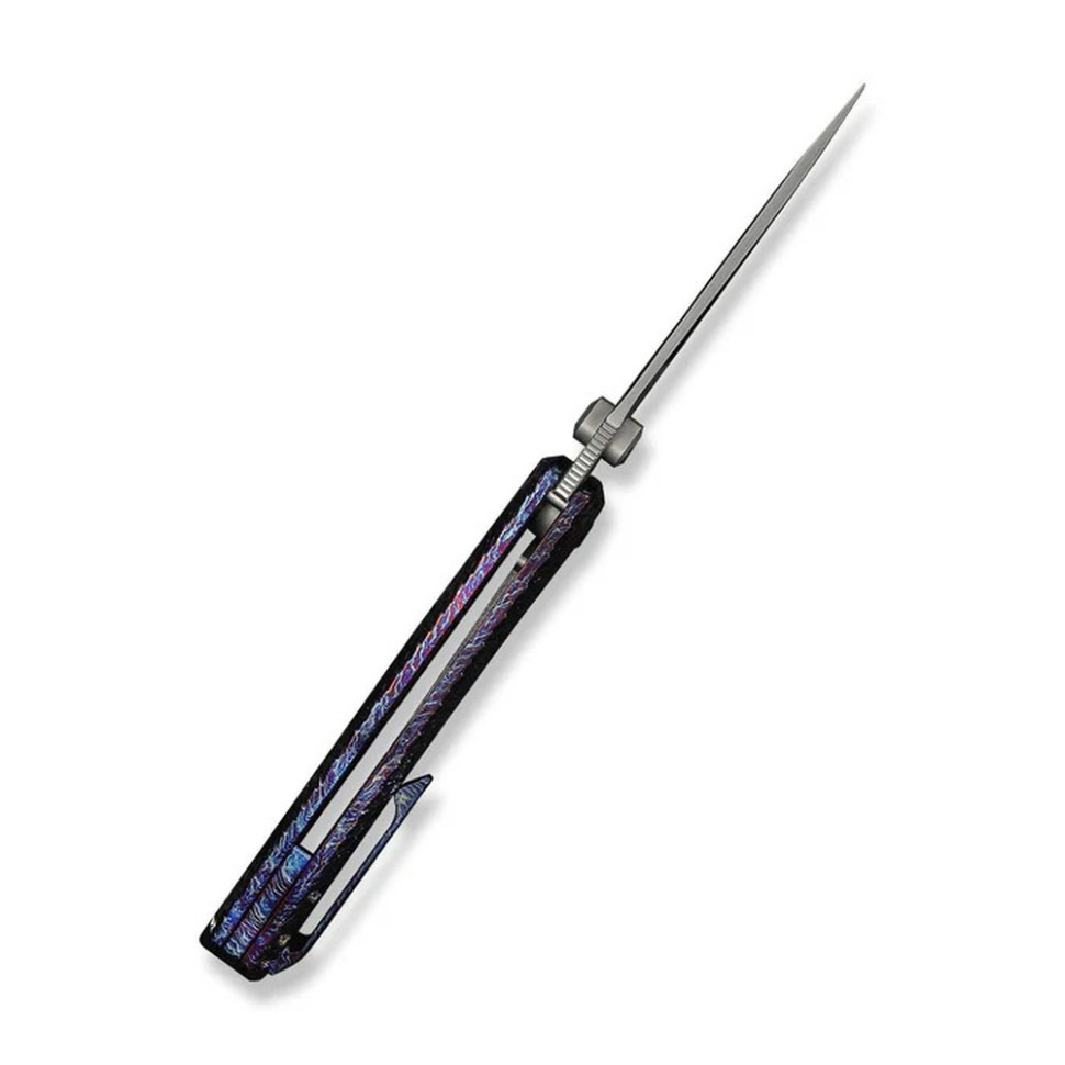 Ніж складаний туристичний Weknife Dracarys, (9.1 см) Böhler M390 / титан 6AL4V полум’яний Київ - фото 8