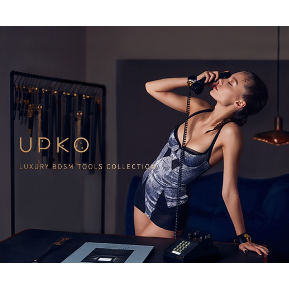 Мягкий кожанный хлыст с бутоном розы на рукоятке Soft Whip UPKO Sex Aura Киев - изображение 8