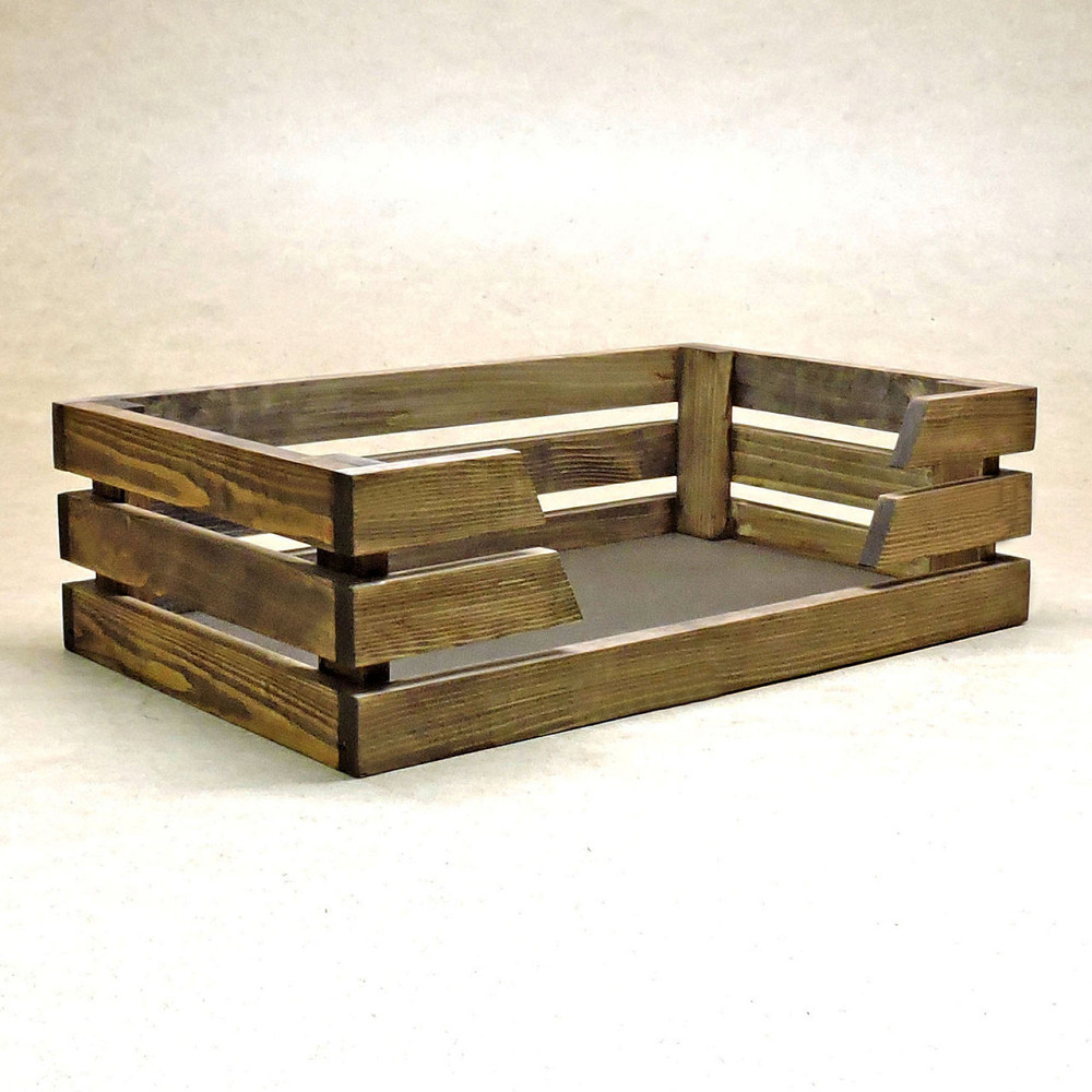 Лежак деревянный для собаки 