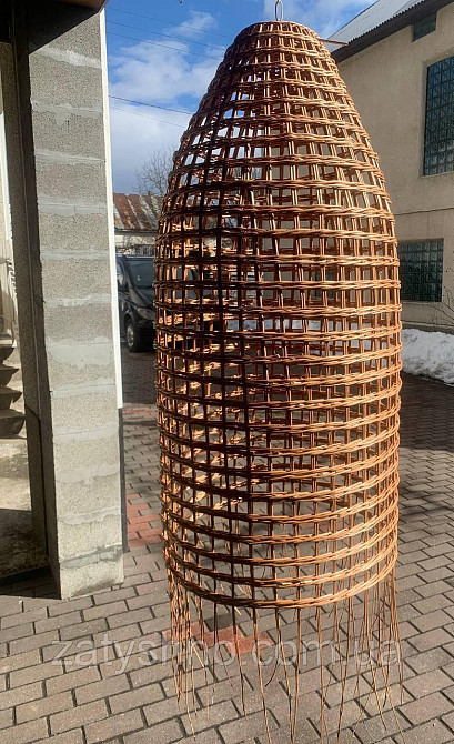 Светильник плетеный высокий из лозы Киев - изображение 4