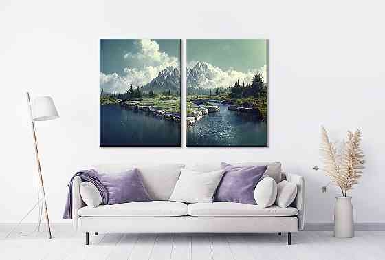 Модульная картина в гостиную / спальню Природа   TLV-2_145 Киев