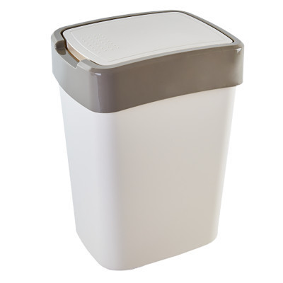 Контейнер для сміття Алеана Євро Біла троянда / какао 25 л (алн 123067/біла роза/какао) Вінниця - фото 1