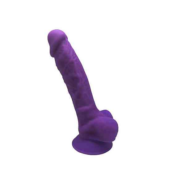 Фаллоимитатор SilexD Johnny Purple (MODEL 1 size 7in), двухслойный, силикон+Silexpan, диаметр 3,8 см Sex Aura Киев