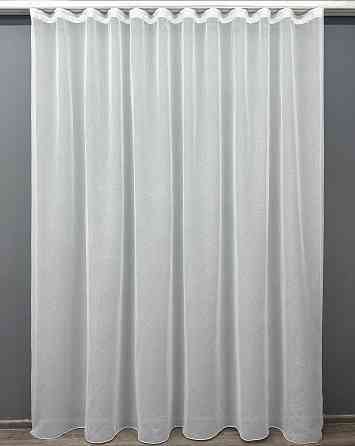 Тюль VR-Textil 1276т Микро-лен однотонный Белый 350х270 см (43-355) Киев