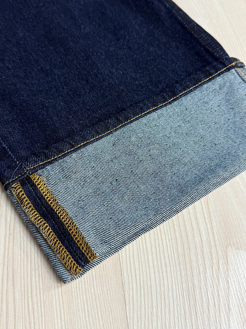 Джинси жіночі It’s Basic 3995 широкі з підворотом темно-сині, темно-синій, 34, 34, 72 см, 108 см Київ - фото 15