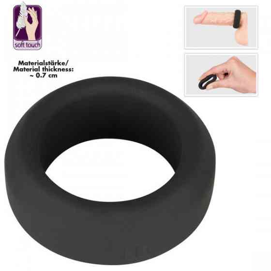 Ерекційне кільце - Black Velvets Cock Ring, 2,6 см Sex Aura Київ