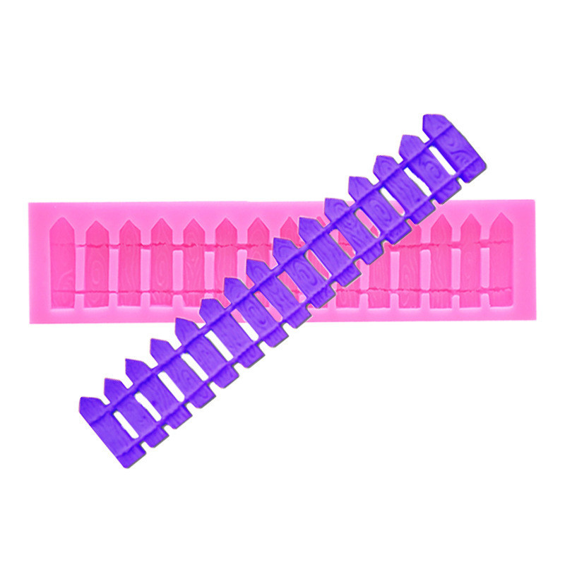 Молд силиконовый Забор 180 на 32 мм розовый Киев - изображение 7