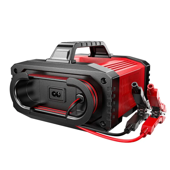 Зарядний пристрій Foxsur 12 V 15 A — 24 V 5 A FAC-150 з режимом блока живлення (Червоний) Вінниця