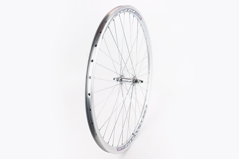 Колесо 28" переднє V-brake, обід "крапля" алюмінієвий, втулка 14Gх36H, кріпл. гайка, "GRAVITY", сіре Київ - фото 1