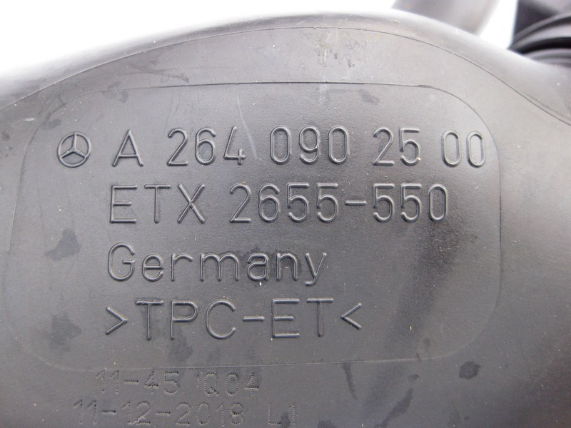 Mercedes-Benz  A2640902500 Патрубок від повітряного фільтра до турбіни двигуна M264 R4 1.5л C-Class W205 E-Class W213 CLS C257 Одеса - фото 3