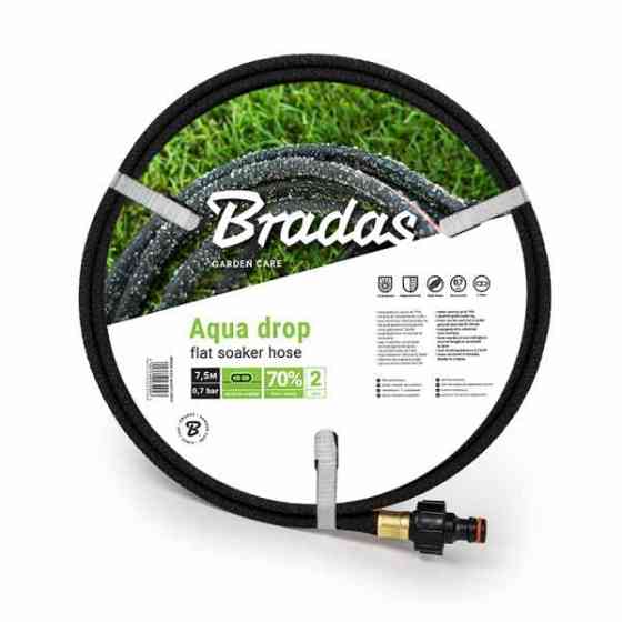 Шланг, сочищийся AQUA-DROP FLAT 1/2